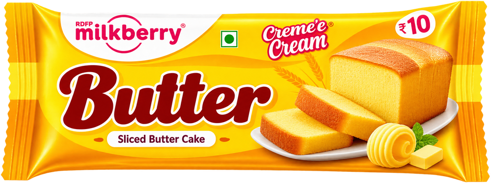 Milkberry Butter Slice Cake