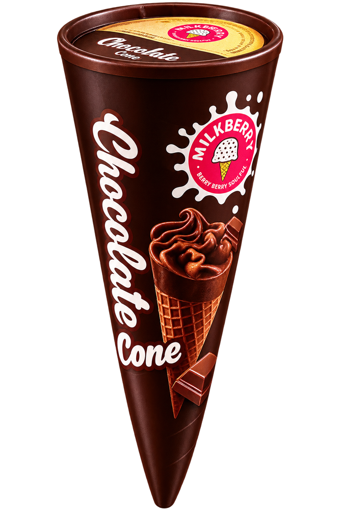 Milkberry Chocolate Big Cone