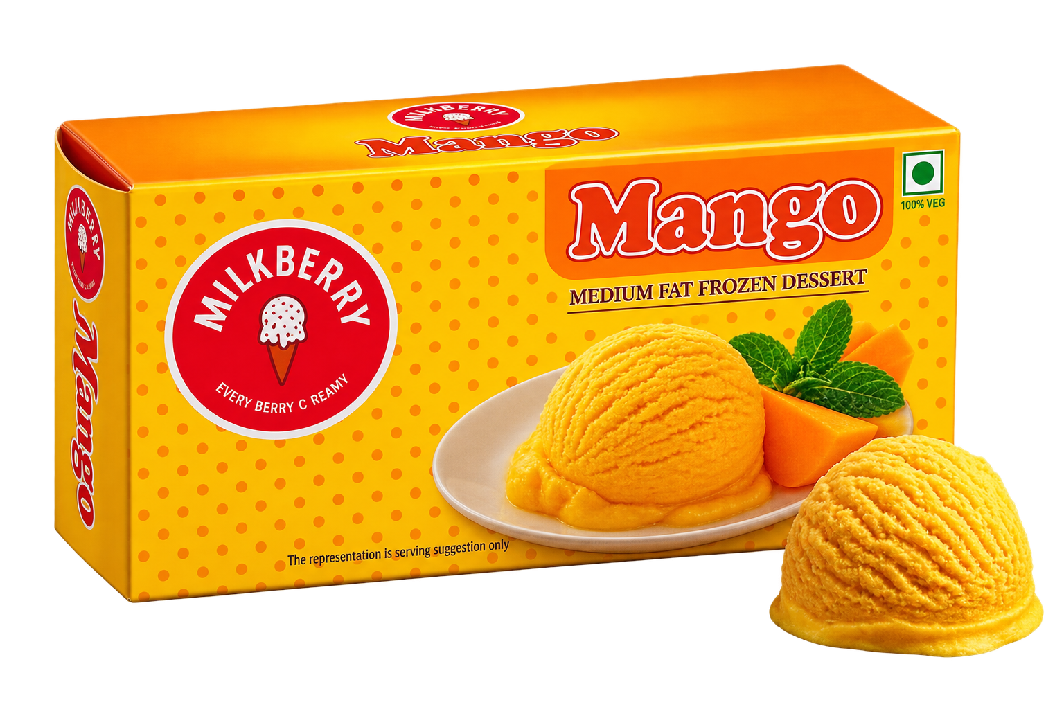 Milkberry 1 Ltr Mango Family Pack