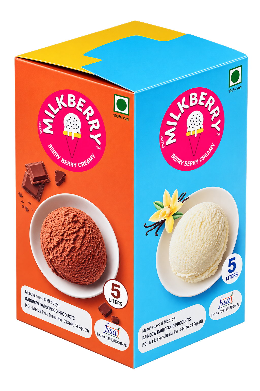 Milkberry Two In One Gallon